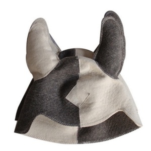 Gorro de fieltro de lana para sauna, gorro para secar el cabello, grueso, absorbente, aislante, ecológico, suave, tamaño personalizado, ¡Gran oferta al por mayor! - Product Image 6