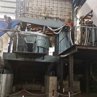 Fabrication d'acier doux EAF EBT fer fusion barres d'armature laminoir 5 T four acier à faible teneur en carbone 15t poêle 10 tonnes four à arc électrique