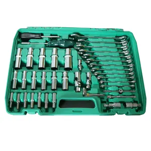 216 Piece Heavy Duty Tool Kit with Sockets, Wrenches, Ratchets, Hammers, Screwdrivers, Pliers, and Assorted Accessories