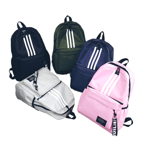 Bán buôn nóng bán <span class=keywords><strong>2025</strong></span> công suất lớn sọc in tùy chỉnh trường không thấm nước trẻ em ba lô - Product Image 1