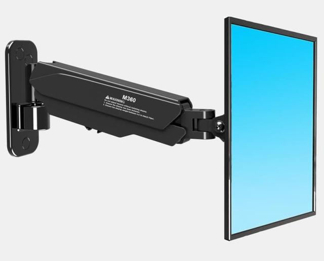 Kaloc Factory Direct Sale Wall Mount Monitor Arm 32 Inch Height Adjustable Support Office Pc Stand Screen Computadora Moniteur