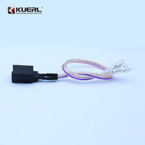 KUERL ชุดสายไฟเครื่องเสียงรถยนต์ 250 มม. แกนทองแดงฉนวน PVC อะแดปเตอร์เชื่อมต่อสำหรับซับวูฟเฟอร์ทวีตเตอร์ปลั๊กอินติดตั้ง - Product Image 2