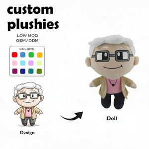 Peluche Personalizzati <span class=keywords><strong>con</strong></span> MOQ Basso, Personaggi Anime Altamente Realistici, Giocattoli a Batteria, Portachiavi in Peluche Personalizzati - Product Image 2