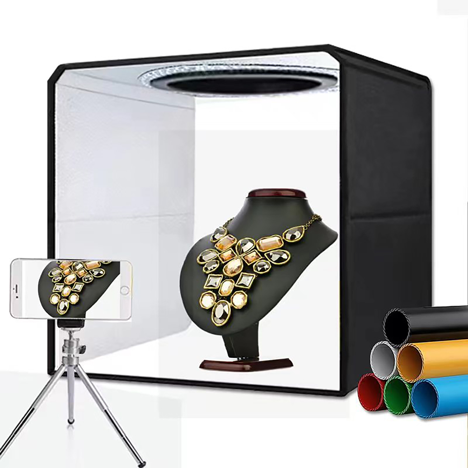 Professional Fold Photography Light Box 40cm 6 color