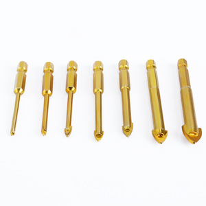 ดอกสว่านสามเหลี่ยมลาวี ขนาด 3-12 มม. ก้านหกเหลี่ยมเคลือบ TiCN สำหรับโลหะที่ไม่ใช่เหล็ก - Product Image 4