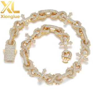 Elite Edition Spectrum Moissanite Necklace 925 Sterling Silver <b>Lab</b> Created Color Diamond <b>Rainbow</b> Chain Iced Out Bling VVS Tester - Product Image 5