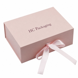 Boîte cadeau magnétique pliable haut de gamme avec ruban, logo personnalisé, emballage rigide écologique, fabricant en gros, commandes en gros - Product Image 2