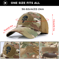 Gorras de Béisbol y Golf para Exteriores, Camuflaje Táctico, Paintball, Baloncesto, Fútbol, Ajustables, Clásicas, con Cierre a Presión, Gorras de Sol para Hombre