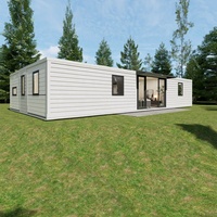 Villa préfabriquée de haute qualité, maison conteneur extensible, 2, 3 ou 4 chambres, bureau ou atelier de 40 pieds