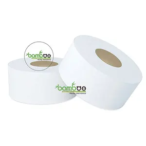 Rolo de papel higiênico de tamanho macio de polpa reciclada premium 1/2/3/4 Plys