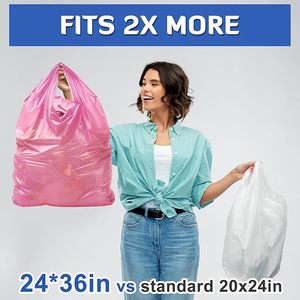 Leak Proof T-shirt Garbage Bags <b>Plastic</b> Vest Carrier Bags for <b>Kitchen</b> Waste and Household Use - Product Image 4