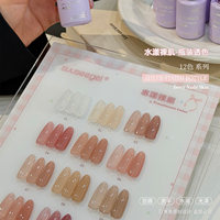 SUUSEEGEL 2026 Nouveau Kit de Gel UV Multicolore Effet Gelée 12 Couleurs Haute Qualité Non Toxique pour Salon de Manucure Vente en Gros ODM/OEM