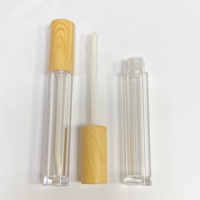 Tube de brillant à lèvres en plastique bambou 10Ml 15. Tubes de brillant à lèvres, emballage de livraison gratuite, marque privée