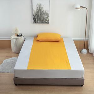 Drap plat durable anti-âge pour hôtel, hôpital, maison, brodé en fibres d'argent 400TC, pour tous les âges, soins de santé - Product Image 5