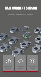 חיישן זרם אפקט הול RS485 משדר זרם AC/DC דיוק של 0.5% התקנה דרך חור עם בורג - Product Image 5