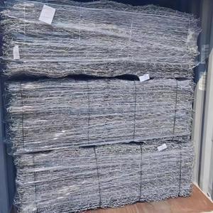 Gabion en zinc-aluminium 275g pour la protection des rivières, 2x1x1m, 3x1x0.5m, panier gabion tressé double torsion pour la lutte contre les inondations - Product Image 2