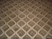 Briques réfractaires en magnésie à base de fer, teneur en MgO 85-88%, réfractaire moyen (1580-1770°C), marque HCR pour four rotatif à ciment