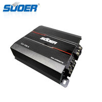 Amplificateur audio universel pour véhicule CV-100.4, 4 canaux, 100W RMS, classe D, avec crossovers