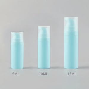 Bouteille à pompe en plastique vide 10ml 15ml bouteille à pompe pour nettoyant pour le visage en PP rose blanc bleu - Product Image 5