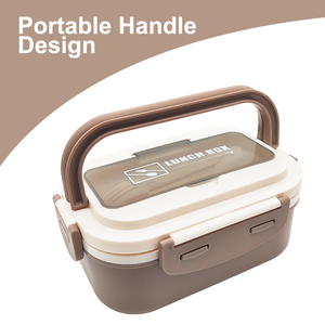 Bencircle A05-1 <b>Large</b> Capacity 5-Grid Stainless Steel Bento <b>Box</b> Leakproof Lunch <b>Box</b> with Handle for Adults - Product Image 5
