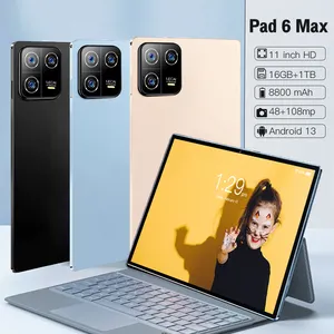Pad6 Max 16Gb + 512Gb 48Mp 10 Inch Vetverbrandende Tablet Mobiele Aluminium Desktop Telefoonstandaard
