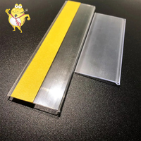 Bande de prix en PVC transparent personnalisée pour l'insertion sur les étagères des supermarchés, étiquettes en papier, porte-étiquettes de vente au détail, canal