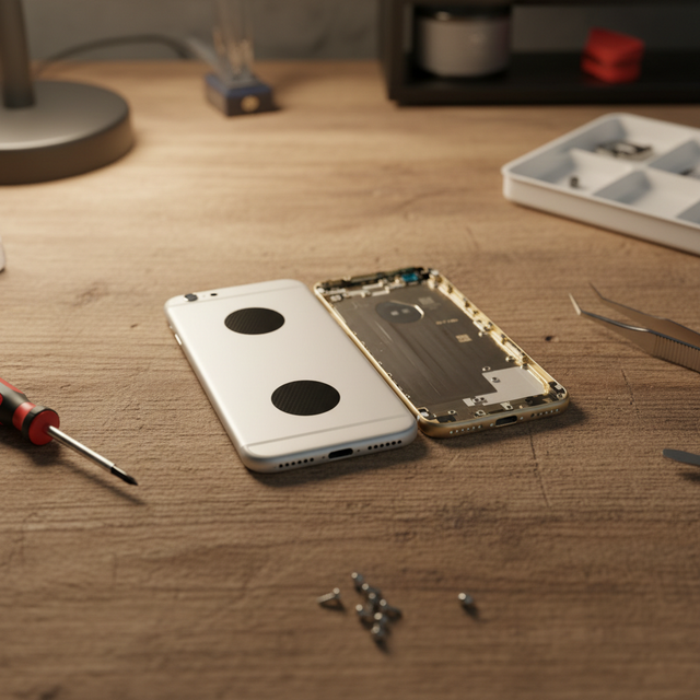 Original High Quality Full Battery Cover Housing for Apple Iphone 6 Back Cover With Small Parts Flex