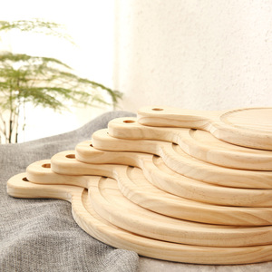 Plateau à pizza rond en bois <span class=keywords><strong>de</strong></span> pin avec logo personnalisé d'usine, <span class=keywords><strong>planche</strong></span> à découper en bois, plateau à pizza <span class=keywords><strong>de</strong></span> 6 à 12 pouces avec poignée - Product Image 3