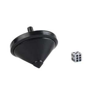 Trompo Mágico de la Fiesta del Placer 5X4.2 Negro, Juguete de Magia Obediente - Product Image 1