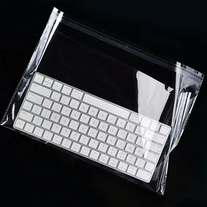 Yi Wu personalizado 28*40cm autoadhesivo transparente OPP bolsa impermeable mango de plástico reciclable embalaje artesanías impresas - Product Image 3