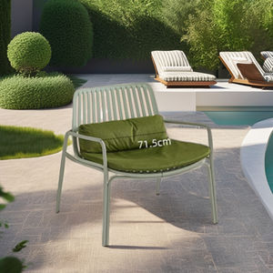 Sedia da sole in metallo in alluminio stile moderno per piscina da pesca all'aperto spiaggia reclinabile su misura - Product Image 4