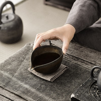 Bol à thé en poterie artisanale japonaise, bec en bec d'aigle, nouveau design, céramique émaillée, bols Chawan pour Matcha, tasse de partage, séparateur de thé