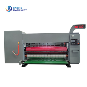 Máquina ranuradora y troqueladora de impresora de 4 colores de alimentación automática con apilador para fabricación de <span class=keywords><strong>cartón</strong></span> corrugado - Product Image 5