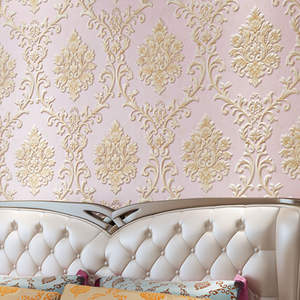 Rouleaux <span class=keywords><strong>de</strong></span> papier peint autocollants décoratifs <span class=keywords><strong>en</strong></span> tissu non tissé fluorescent pour chambre à coucher, salon et fond <span class=keywords><strong>de</strong></span> télévision - Product Image 3