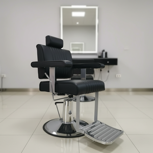 Sillón de Peluquería Profesional 2026, Semi-Reclinable, Ajustable, de Cuero Sintético, Resistente, Diseño Moderno de Alta Gama - Product Image 5