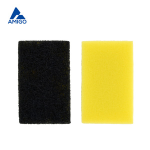 Éponge noire rectangulaire Amigo pour le nettoyage de la cuisine, bloc de nettoyage, éponge à vaisselle - Product Image 4