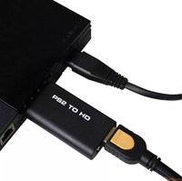 Pack en gros pour les fournisseurs et les magasins d'accessoires de jeu : Adaptateur PS2 vers HDMI Plug & Play avec mise à l'échelle 1080P