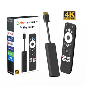 Clé TV Android 14 Quad Core en promotion, prix usine, certifiée GD1 4K 2 Go 16 Go BT 5.0 WiFi 2.4/5G Amlogic S905Y4 - Product Image 1