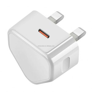 Factory Wholesale 20W PD UK Charger <b>TYPE</b>-<b>C</b> <b>Adapter</b> for iPhone 14/15 Pro Fast 5V/3A Desktop Charger - Product Image 2
