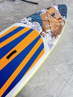 Vente flash Planche de surf souple en mousse IXPE 9'0 avec logo personnalisable pour débutants en eaux offshore, mousse EPS, bois, ailerons en EVA pour enfants