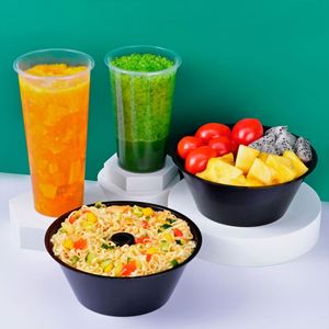 Vaso de Plástico PP Personalizado para Comer y Beber, para Snacks, Té con Leche, Jugo, 500ml 600ml 700ml, Vaso Creativo de Plástico PP - Product Image 2