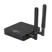 UGOOS AM9 PRO Android 14 TV Box S905X5 4GB/64GB 8K HD Wi-Fi 6 untuk 52 Smart Remote Control Power Supply