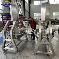 Commerciële Elektrische/Gas/Stoommantel Ketel Voor Het Koken Voor Tomatenfruit Jam Kookapparatuur Groenteverwerkingsfabriek