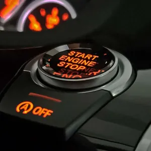 Autocollant de protection pour bouton de démarrage/arrêt du moteur style cristal, garniture intérieure pour Toyota, Barus, Lexus - Product Image 5