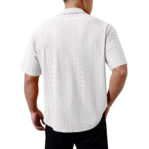 Camiseta Casual para Hombre, Verano 2026, Estilo Europeo, Transpirable, Cuello Redondo, Color Sólido, Cómoda, para Adultos, Venta al Por Mayor, Personalizable - Product Image 4