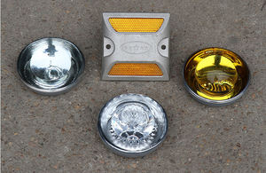 Солнечная система освещения: алюминиевые светоотражатели «кошачий глаз», мигающие светофоры для парковки, светодиодные дорожные шпильки для безопасности на дорогах - Product Image 2