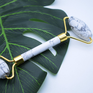 Bola de rodillo de jade para masaje facial, bola de cristal vibratoria auténtica de amatista plateada, piedras rodantes, herramientas para masajeador, ametista - Product Image 5