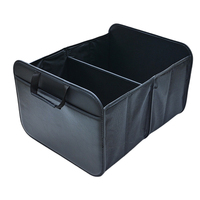 Nouvelle boîte de rangement pliable pour voiture, robuste, en tissu Oxford et cuir Nappa, multi-compartiments, adaptable à toutes les voitures