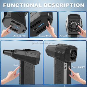 Jarvis Portable Car Cleaning Tool <b>Fan</b> Cordless Rechargeable Blower Brushless Motor 3-Gear Adjustable Dust Wearable <b>Air</b> - Product Image 6