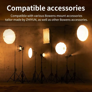ZHIYUN MOLUS G200 300W Fotografía profesional 2700K-6500K Luz de video LED Control de aplicación Cámara Luz Estudio Lámpara de foto - Product Image 6